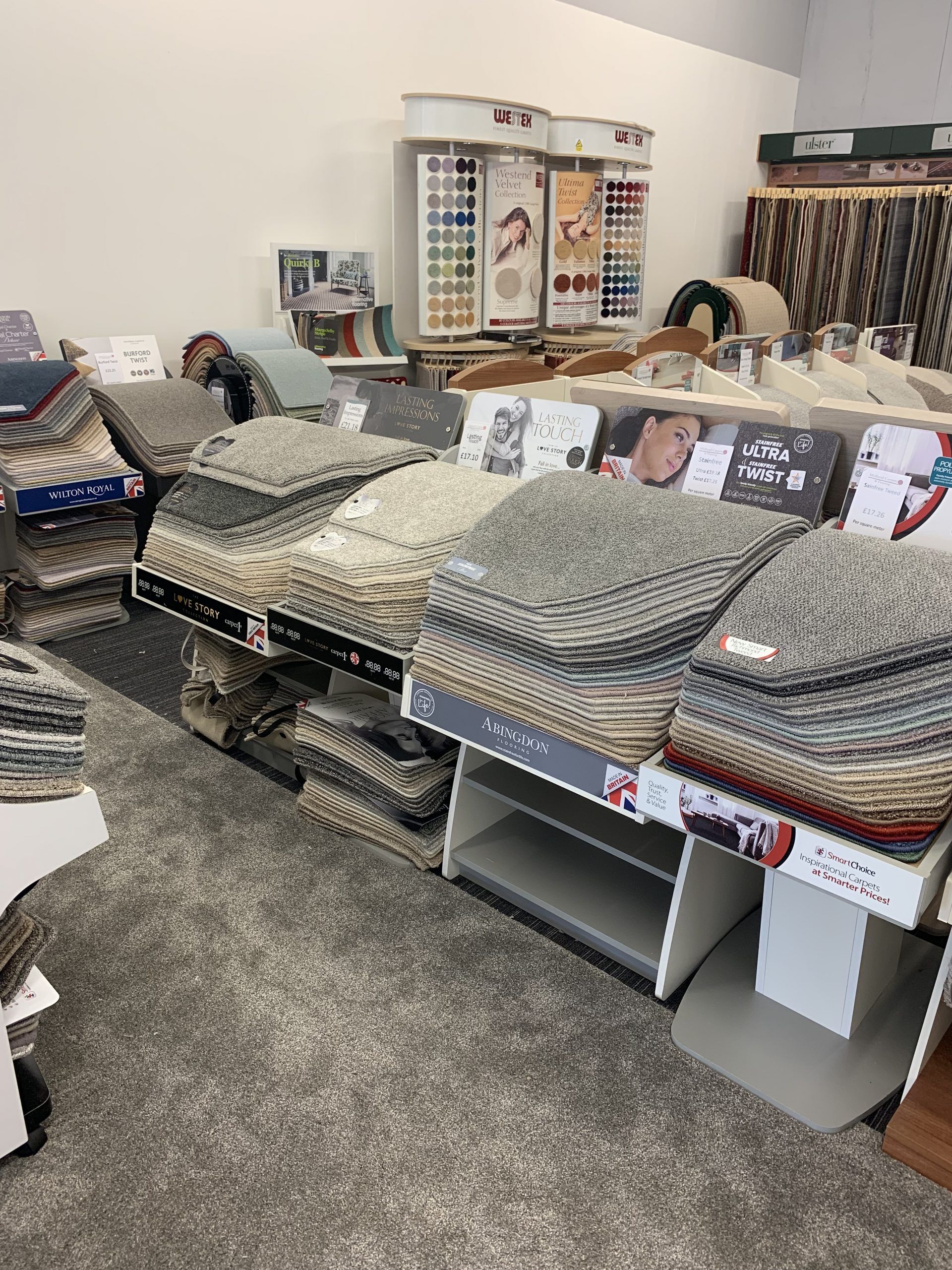 Midland carpets and flooring all about us and our staff