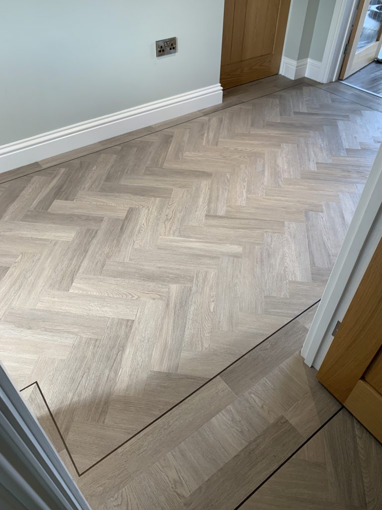 Amtico herringbone burbage
